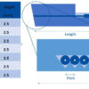 single mode fiber array dimensions
