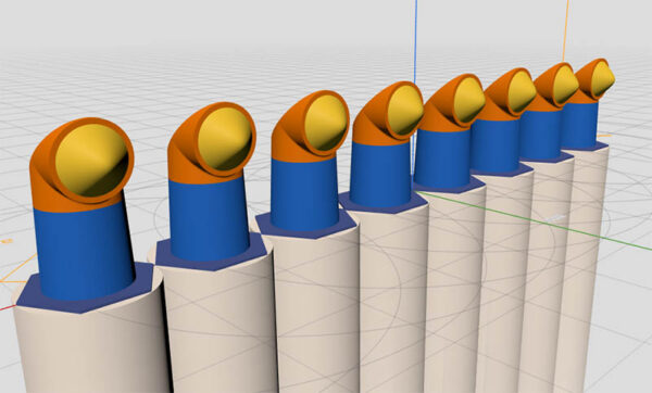 Periscope Lensed SM Fiber Array - Image 3